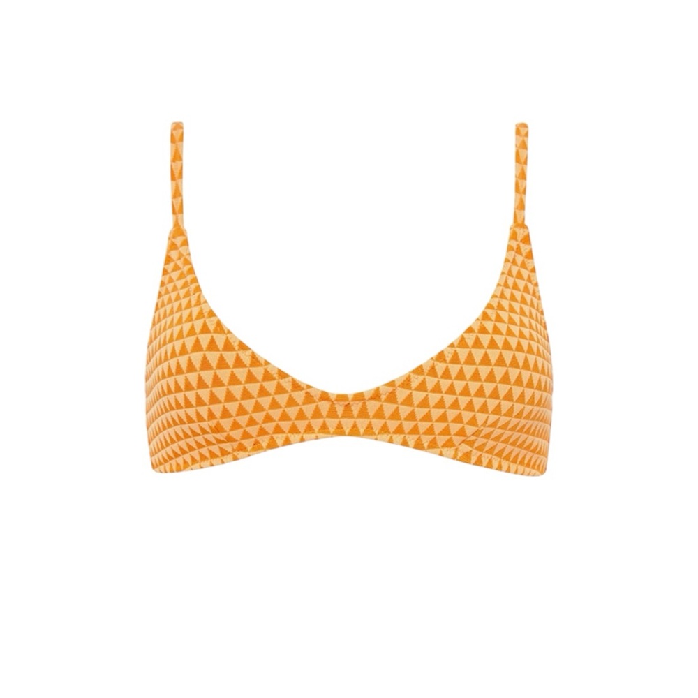 TRIANGL Bikini swim top orange